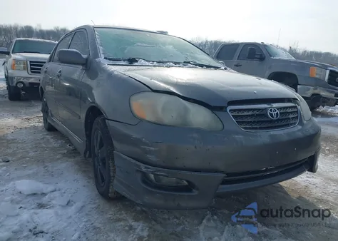 2007 Toyota Corolla S из США, поврежденный, VIN 2T1BR32E37C755572